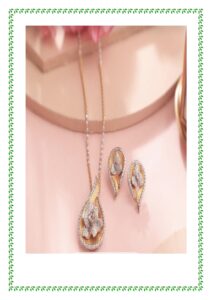 Elegant gold diamond chain