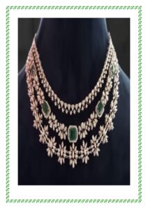 Green Diamond set with 3 Layer