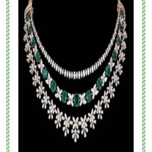 Green Diamond 3 Layer set with minimal design